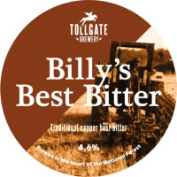 Tollgate Brewery Billys Best Bitter