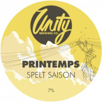 Unity Brewing Printemps 2018 Spelt Saison