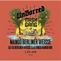 UnBarred Brewery Mango Berliner Weisse