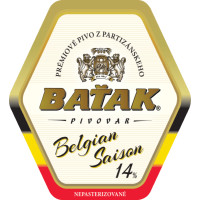 Pivovar BAŤAK Belgian Saison 14°
