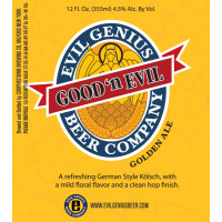 Evil Genius Beer Company Good 'n Evil