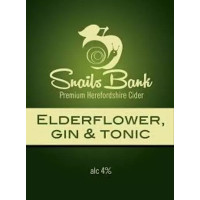Snails Bank Cider Elderflower, Gin & Tonic