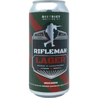 District Brewing Company Rifleman Lager