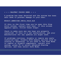 Halfway Crooks Beer B.S.O.D.