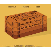 Halfway Crooks Beer Cassonade Quadrupel