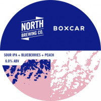 North Brewing Co Sour IPA + Blueberries + White Peach