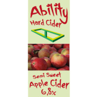 Ability Drinks Semi Sweet Hard Apple Cider
