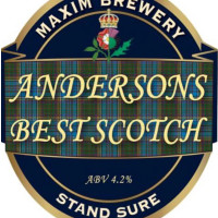 Maxim Brewery Andersons Best Scotch