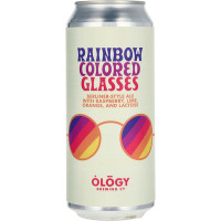 Ology Brewing Company Rainbow Colored Glasses