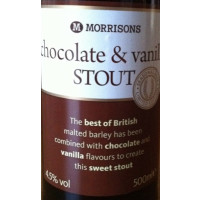 Morrisons Chocolate and Vanilla Stout (Bottle)
