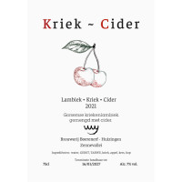 Het Boerenerf Kriek - Cider (Oogst 2021)