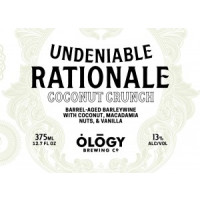 Ology Brewing Company Undeniable Rationale: Coconut Crunch