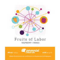 Perennial Artisan Ales Fruits of Labor: Raspberry + Mango
