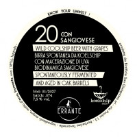 Cantina Errante 20 con Sangiovese