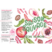 Brasserie La Jungle Saison Sauvage - Pêche Blanche