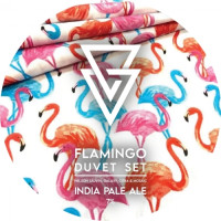 Azvex Brewing Company Flamingo Duvet Set