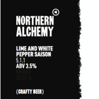 Northern Alchemy Lime And White Pepper Saison