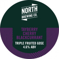 North Brewing Co Triple Fruited Gose - Tayberry + Cherry + Blackcurrant