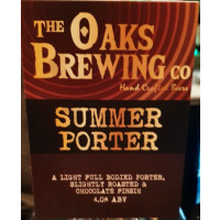 Oaks Brewing Co. Summer Porter