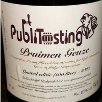 Publitasting Pruimen Geuze