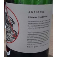 Antidoot Wilde Fermenten L'Obscur - Roodbruin