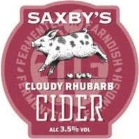 Saxby's Cider Cloudy Rhubarb Cider