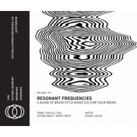 The Establishment Brewing Company Resonant Frequencies