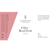 Symbiose Brewing / Blending Cider / Rood Fruit 21/13