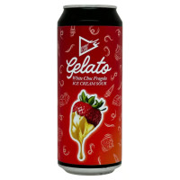 Funky Fluid Gelato: White Choc Fragola