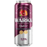 Warka Radler 3.5% Granat z pomarańczą