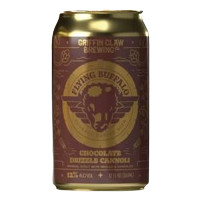Griffin Claw Brewing Company Flying Buffalo Bourbon Barrel Aged Imperial Stout: Chocoate Drizzle Cannoli
