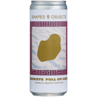Shapes & Objects Beer Co Buckets Full of Gold Raspberry Liqorice Cream Sour
