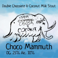 Odna Tonna Brewery (Пивоварня Одна Тонна) Choco Mammuth: Coconut Edition