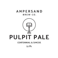 Ampersand Brew Co Pulpit Pale - Centennial & Simcoe
