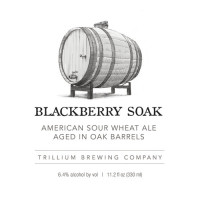 Trillium Brewing Company Blackberry Soak