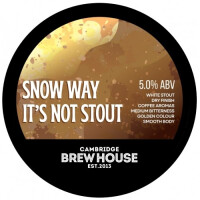 King Street Brewhouse Snow Way It's Not Stout