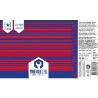 Moersleutel Craft Brewery 8720615262748 - Barcode Red & Blue