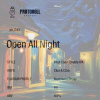 Protokoll PB_043 Open All Night