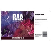 Raa Brewing Company Hops In Science vol #05