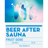Nara Brewing Company Beer After Sauna