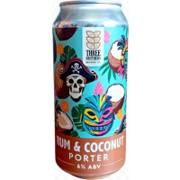 Three Brothers Brewing Co. Rum & Coconut Porter