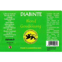 Brasserie des Dunes de Flandre (Diabinte) Diabinte Blond Goudkleurig