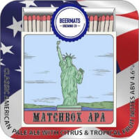 Beermats Brewing Company Matchbox