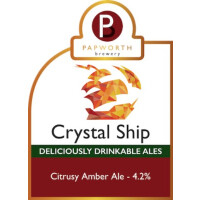 Papworth Brewery Crystal Ship
