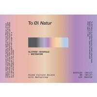 To Øl NATUR Glitter Crystals - Nectarine