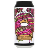 Amundsen Brewery Donut Series - Raspberry Jam Donut With Neapolitan Sprinkles