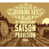 Burning Sky Brewery Saison Provision 2023