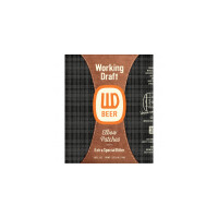 Working Draft Beer Company Elbow Patches