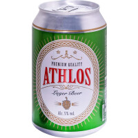 Cretan Breweries (Κρητικές Ζυθοποιίες- Ζηδιανάκης) Athlos Lager Beer