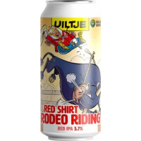 Uiltje Brewing Co. Red Shirt Rodeo Riding